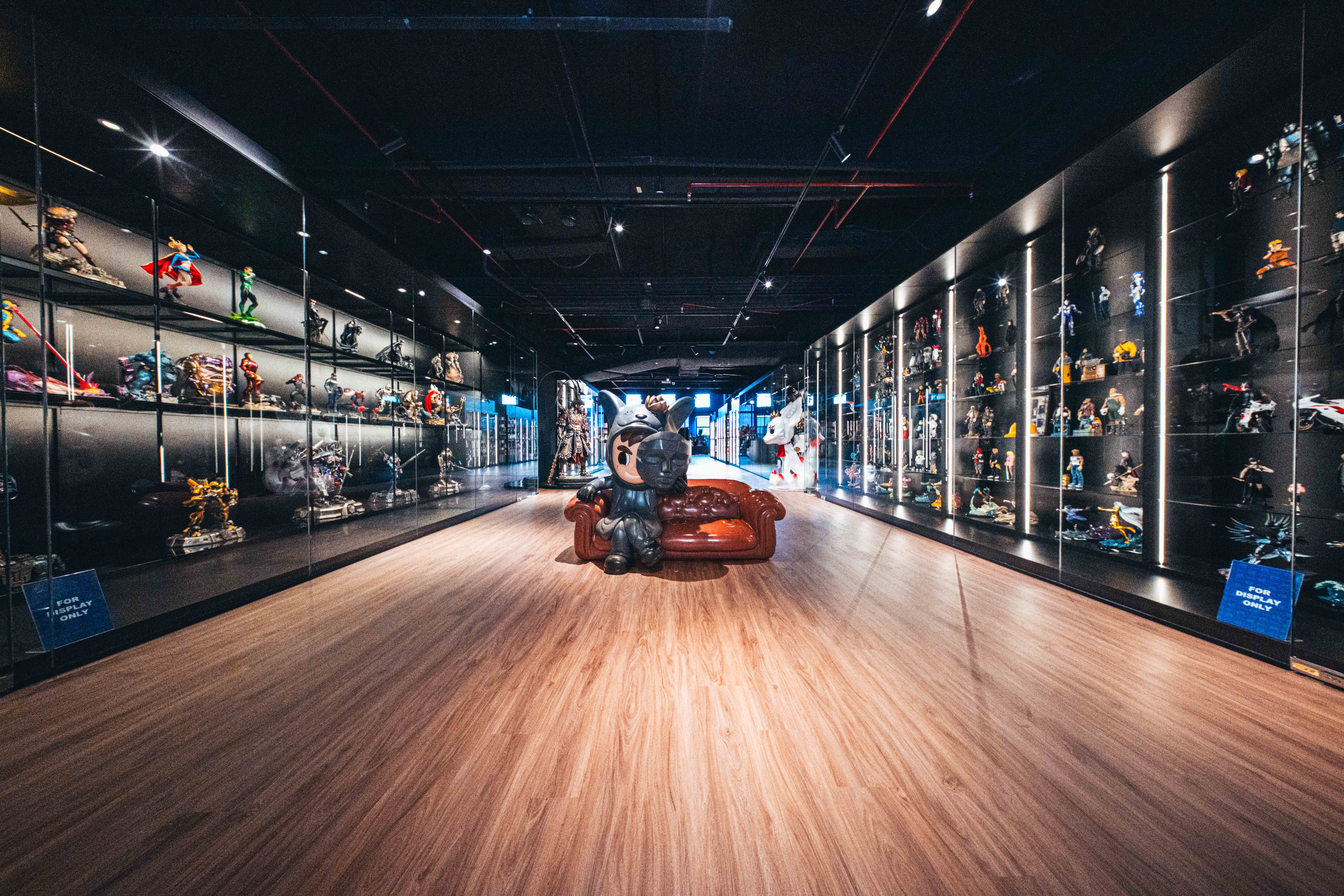Wide view inside the CAW Concept Store